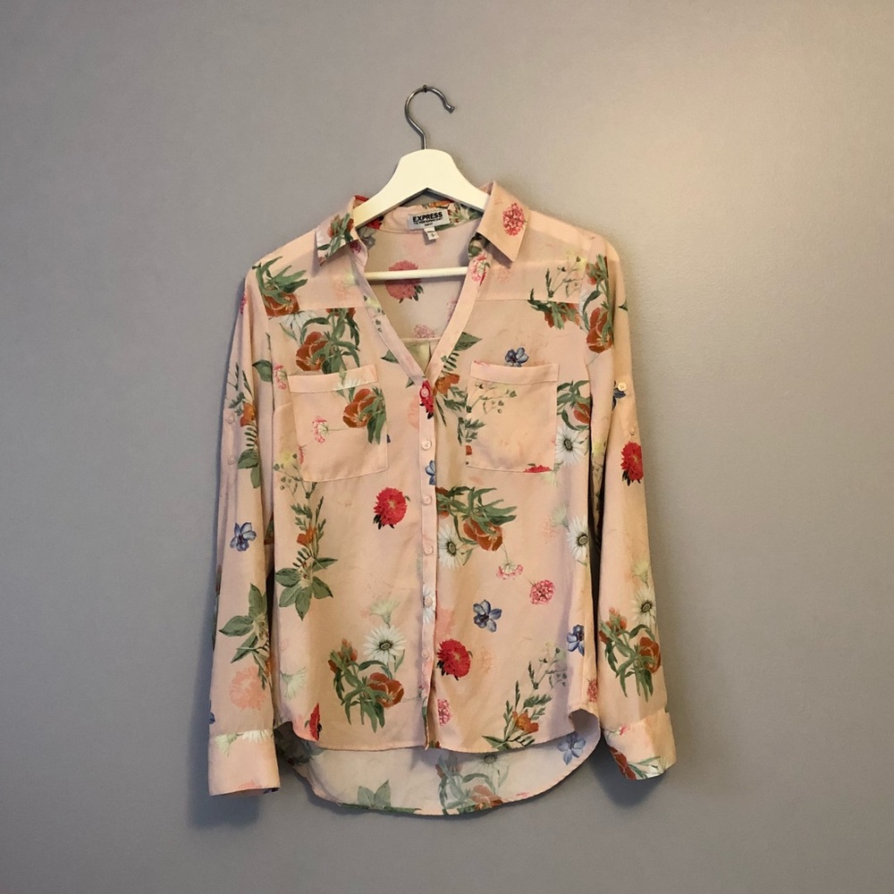 Express floral blouse